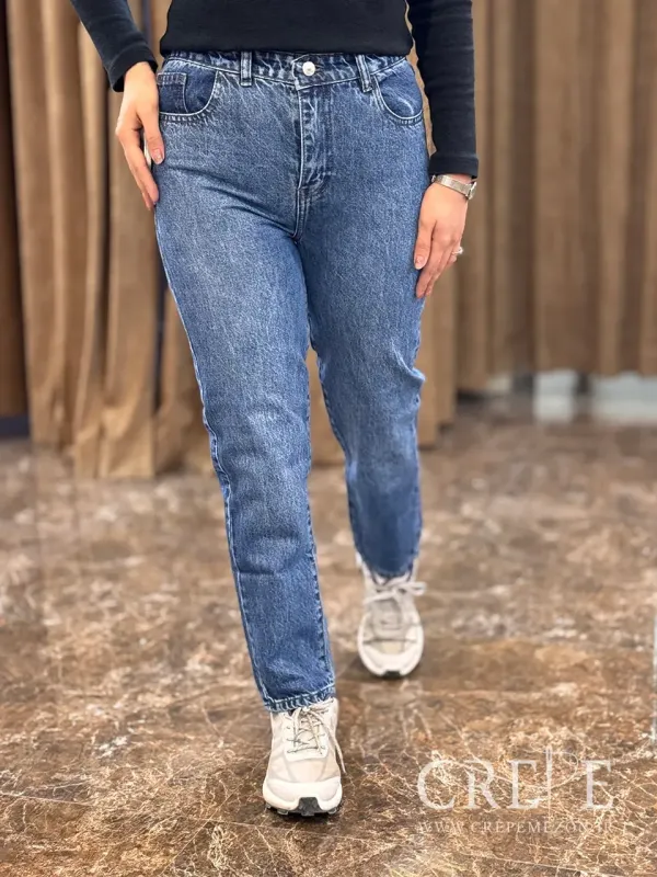 جین مام استایل کمرکش قد 95