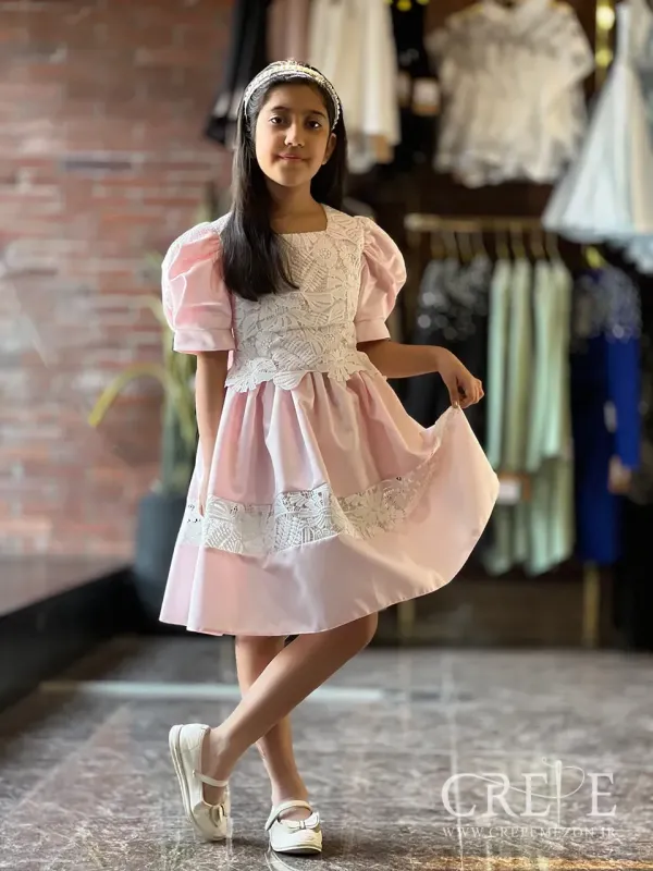 پیراهن جلو گیپور