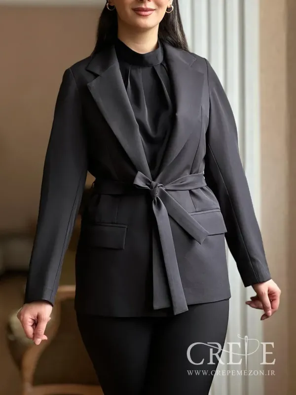 مانتو کتی یقه انگلیسی