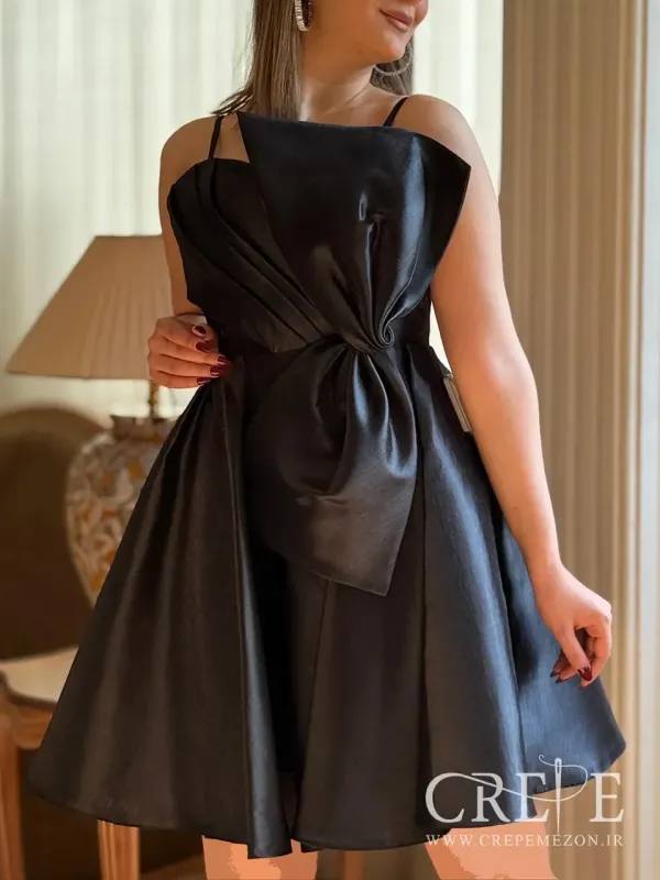 پیراهن عروسکی پاپیون پیچی