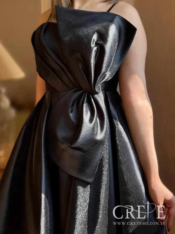 پیراهن عروسکی پاپیون پیچی