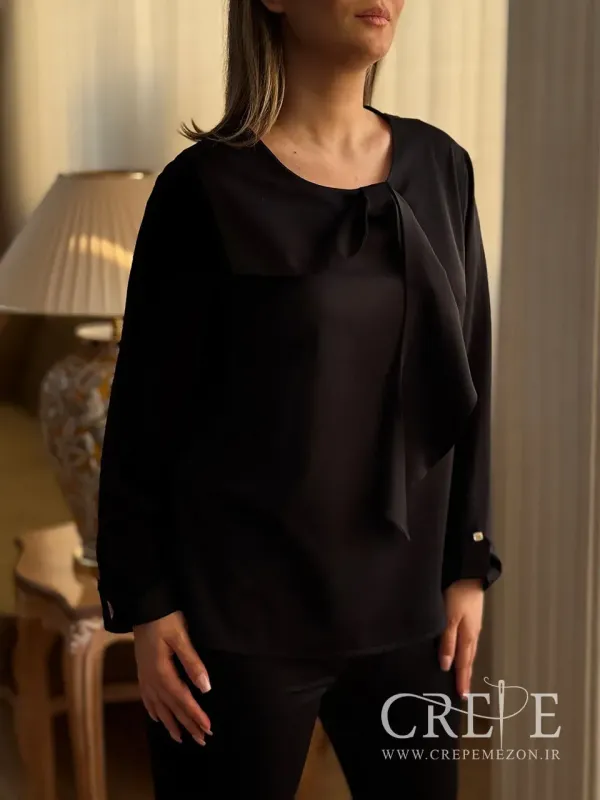 شومیز یقه پاپیونی