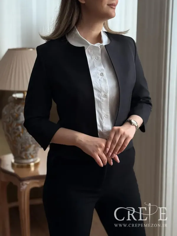 کت تک یقه گرد