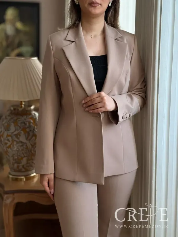 ست کت و شلوار یقه انگلیسی