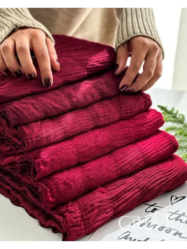 شال پلیسه چروک