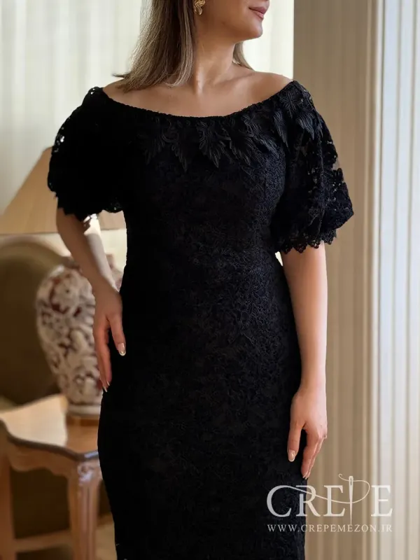 پیراهن گیپور بالاتنه دانتل