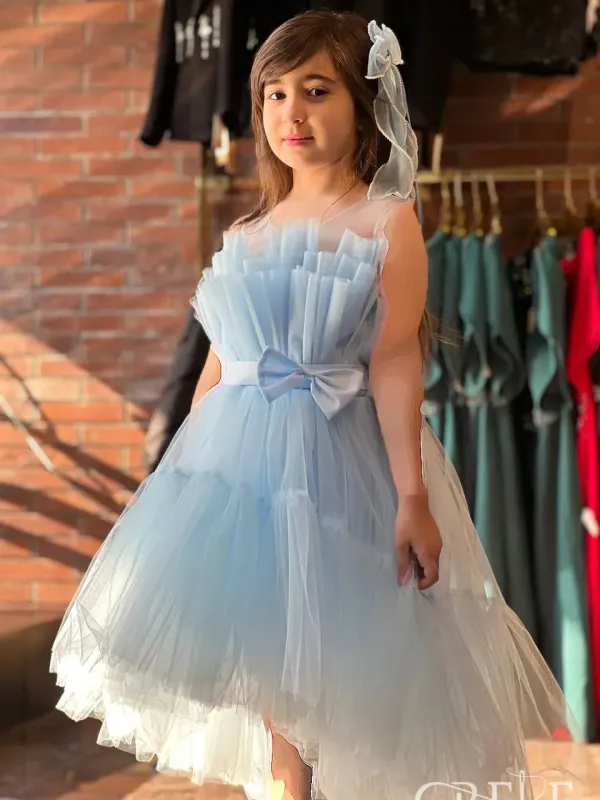 پیراهن تور پشت بلند