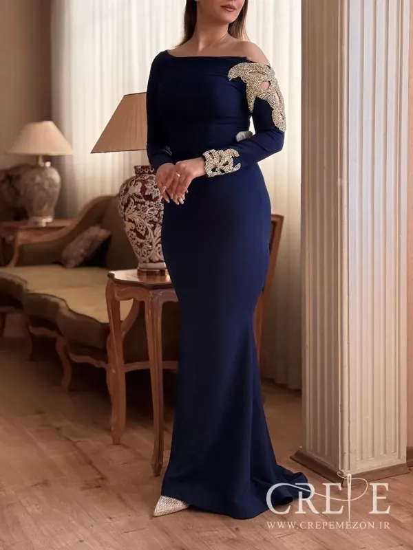 ماکسی آستین نگین دوزی