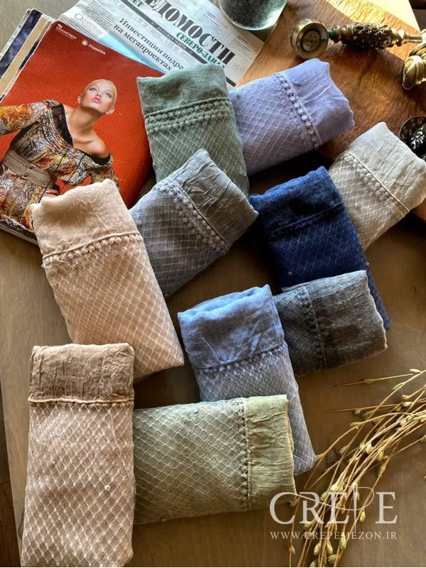 شال دانتل نگین دار