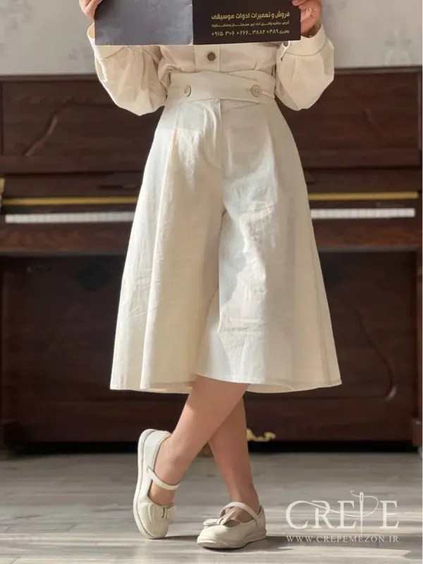 دامن شلواری جلو پیله