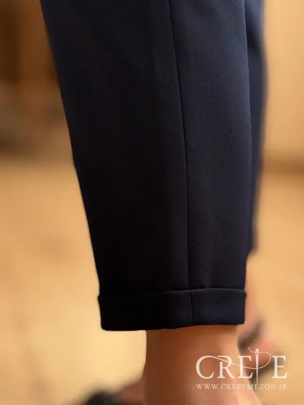 شلوار کرپ دوبل پاکتی قد90