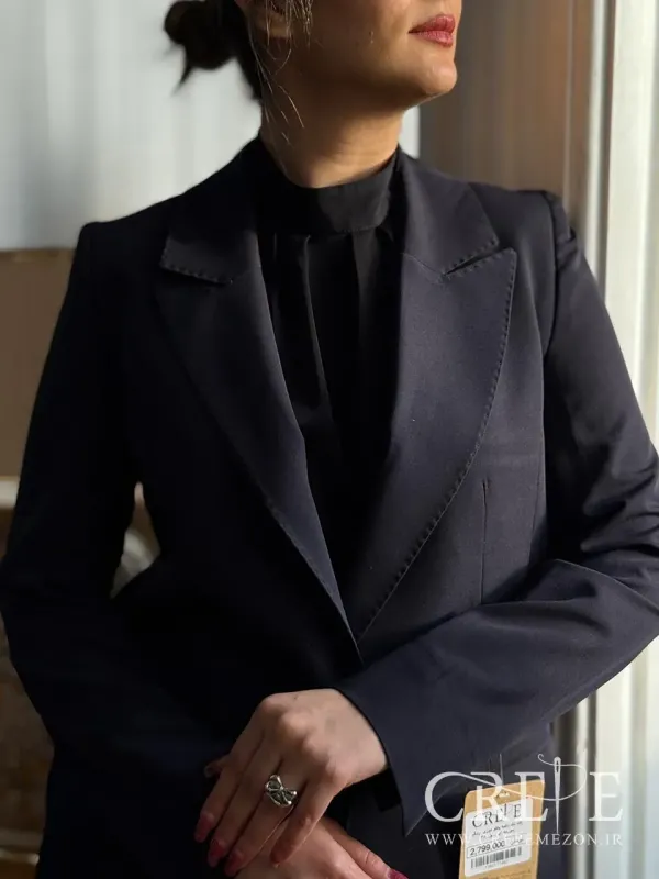 کت تک دکمه بانتو دوزی 