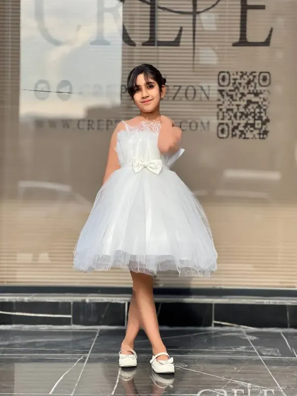 پیراهن تور پاپیونی