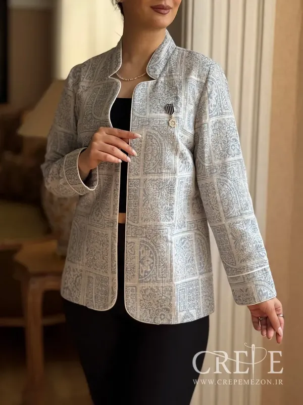 مانتو کتی ژاکارد ترک هیوان