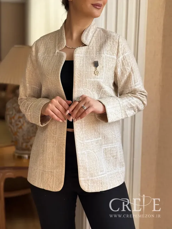 مانتو کتی ژاکارد ترک هیوان