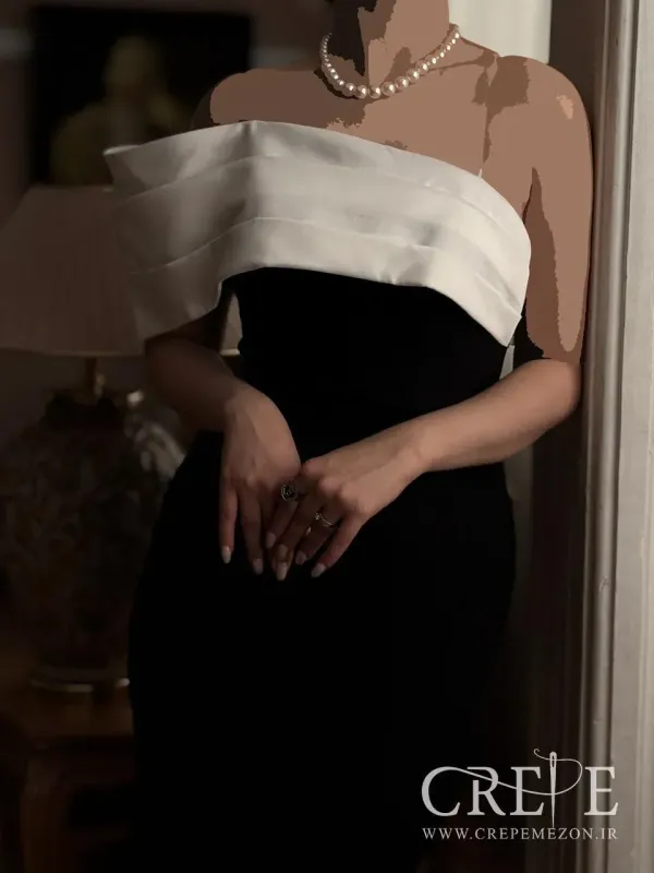 ماکسی دکلته یکطرفه دالقیچ