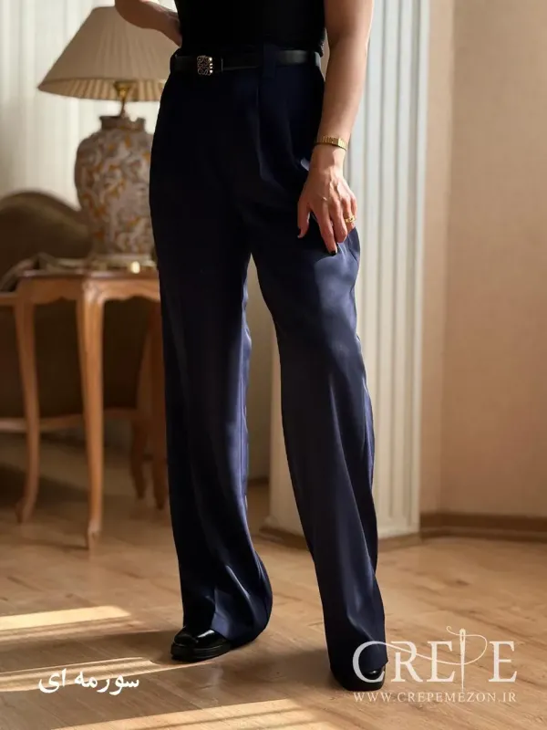 شلوار بگ کرپ سان قد 108