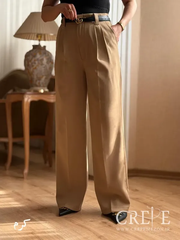 شلوار بگ کرپ سان قد 108