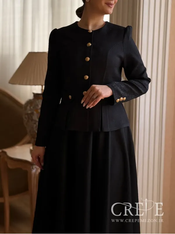 کت ژاکارد برفکی جانا