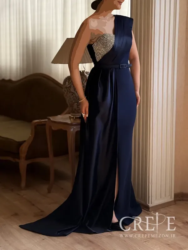 ماکسی یکطرفه نگین دار