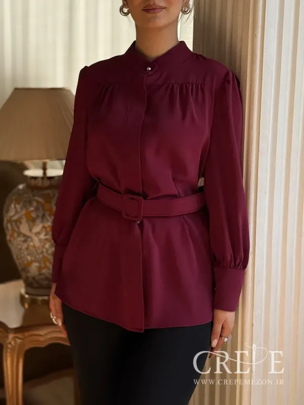 تونیک کمردار کرپ مصری