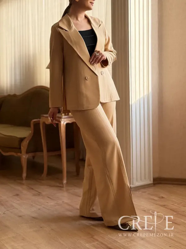 کت شلوار کتان کجراه