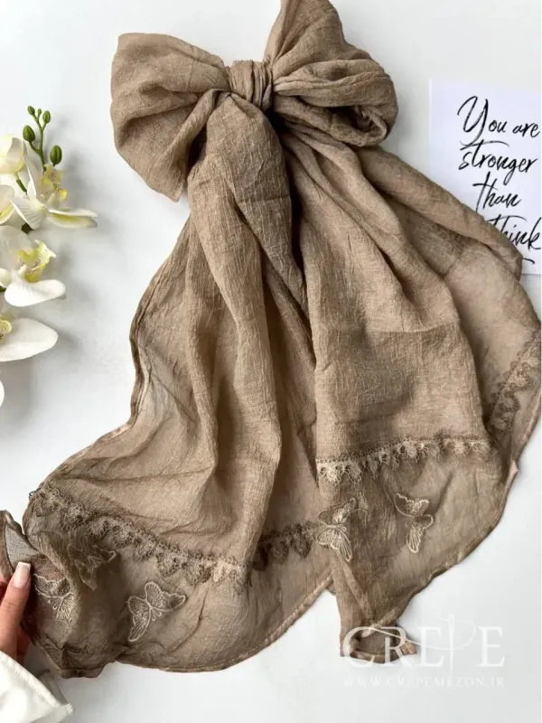 شال مجلسی ماهی دانتل پروانه