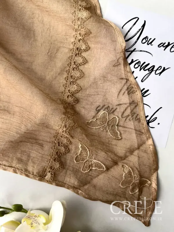 شال مجلسی ماهی دانتل پروانه