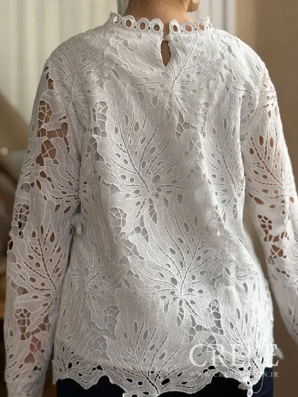 شومیز مجلسی دانتل برگی