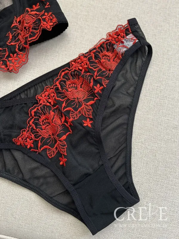 ست توری قرمز مشکی