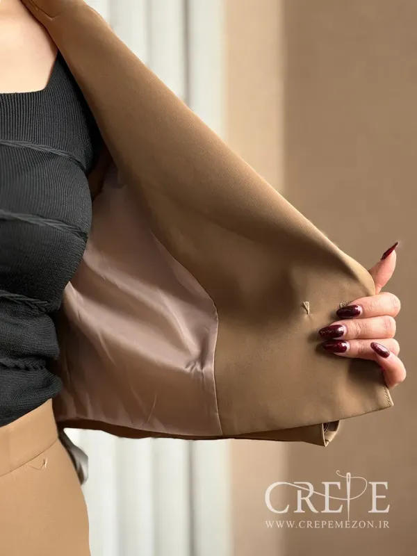 کت کراپ وشلوار 