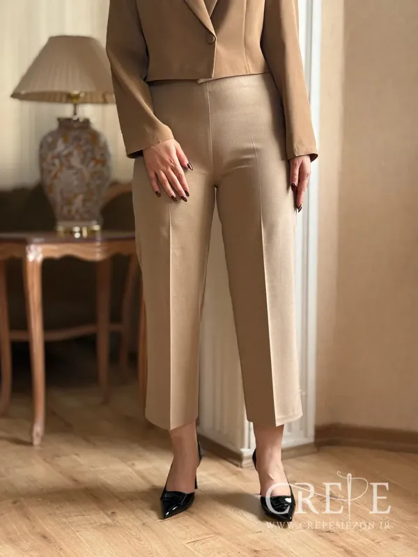 شلوار بزیاق نیم بگ قد 92