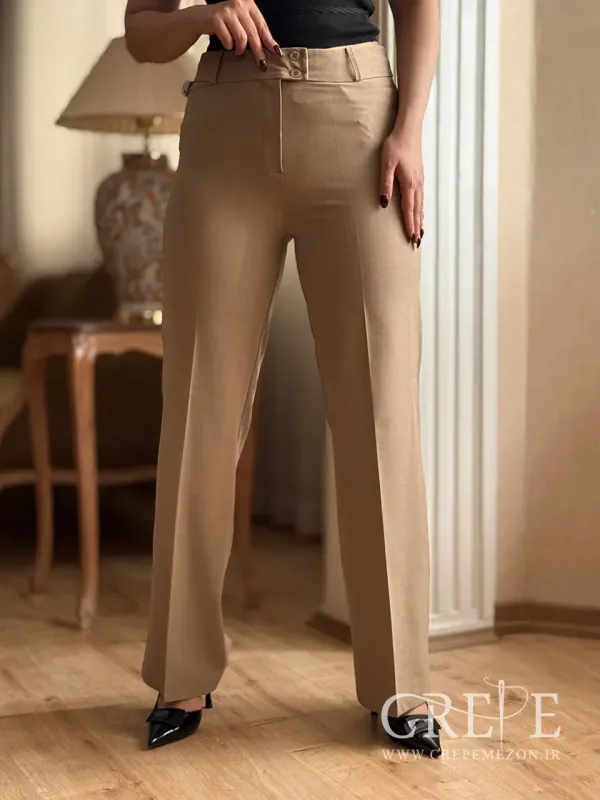 شلوار بزیاق واید قد 108  