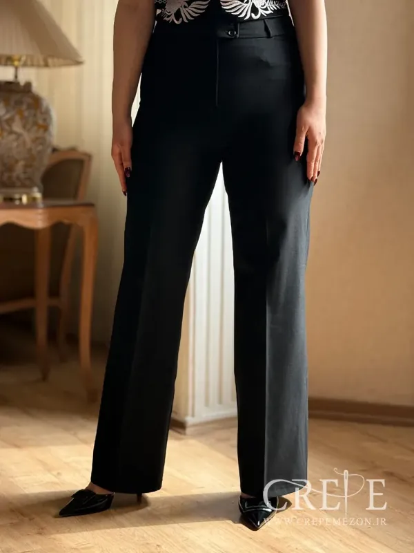 شلوار بزیاق واید قد 108  