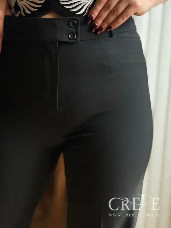 شلوار بزیاق واید قد 108  