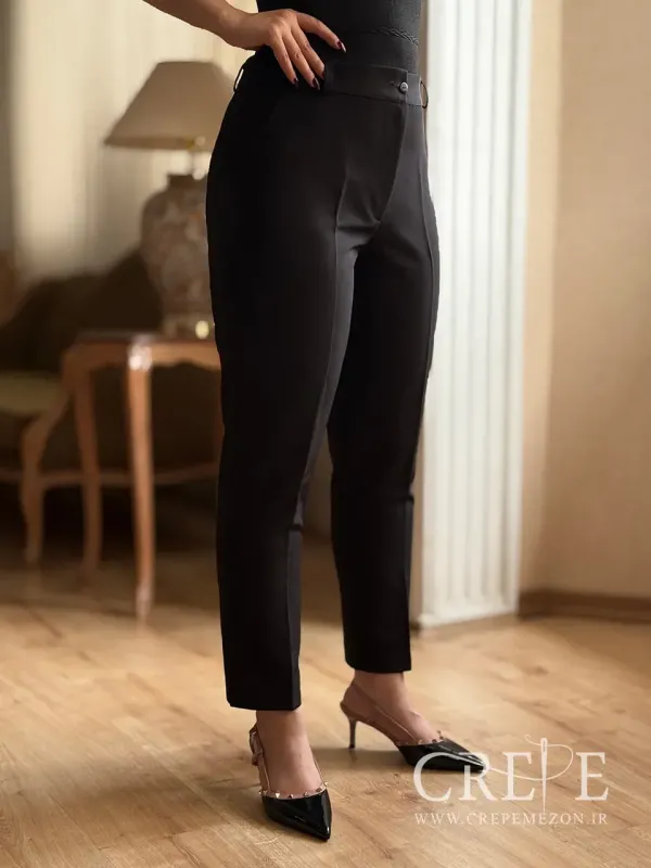 شلوار دمپا چاکدار کلاسیک قد 96