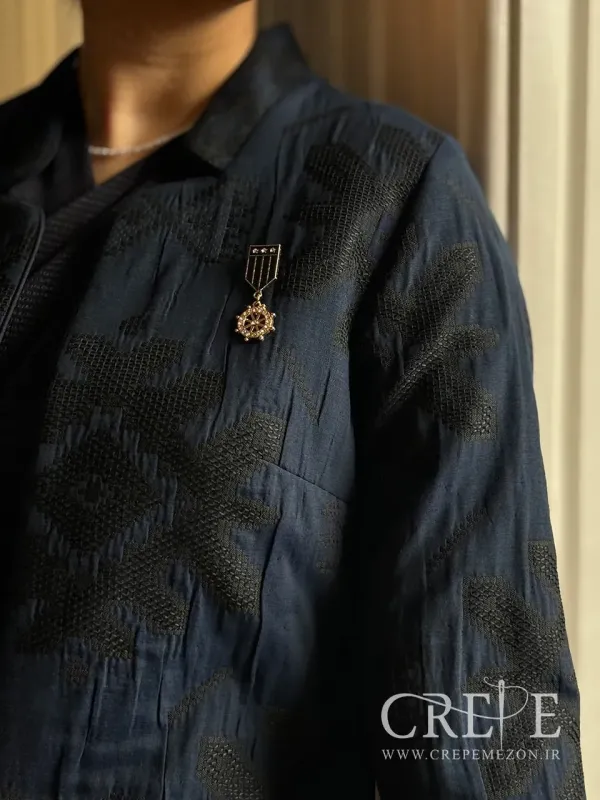 مانتو کتی ژاکارد ترک هیوان