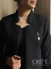 مانتو کتی ژاکارد ترک هیوان