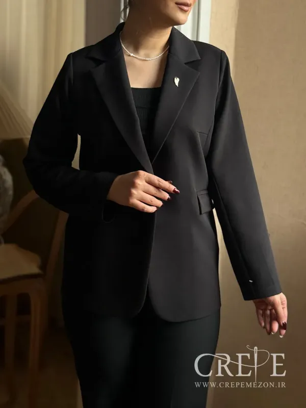 مانتو کتی یقه انگلیسی