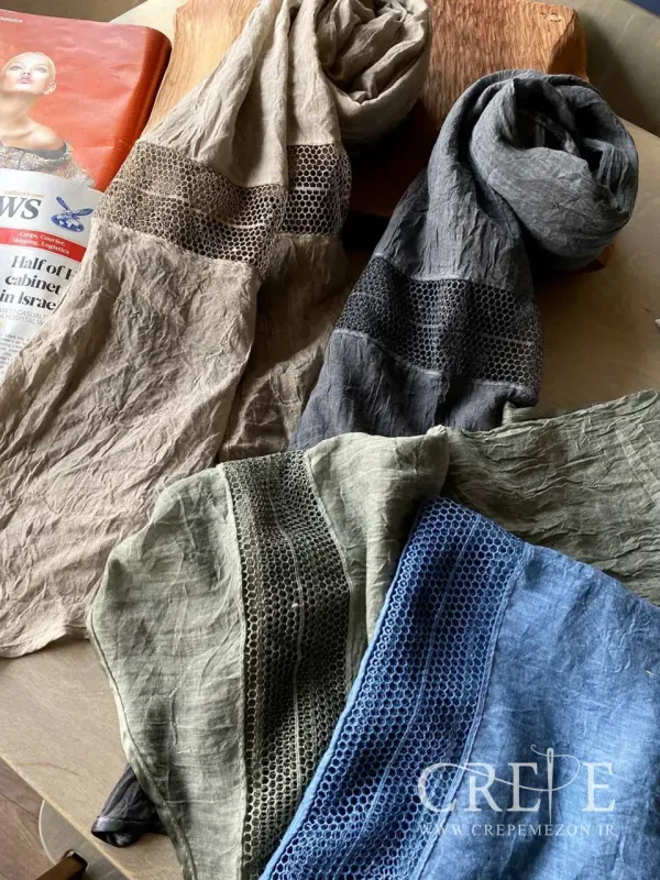 شال نخی دانتل زنبوری