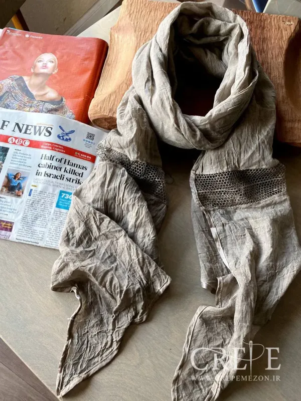 شال نخی دانتل زنبوری