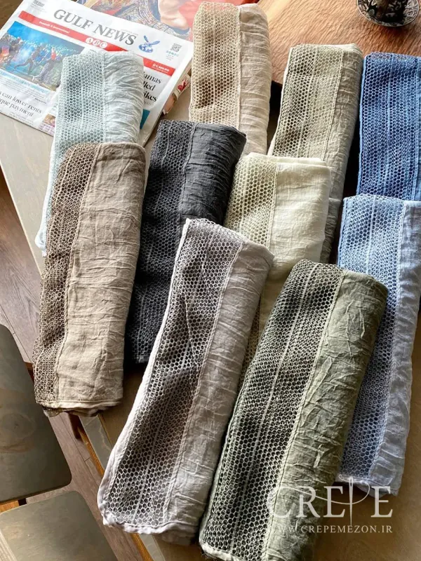 شال نخی دانتل زنبوری