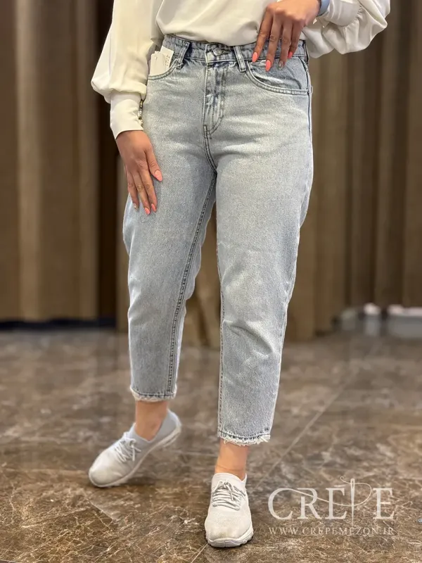 جین مام استایل دمپا زاپ قد 87