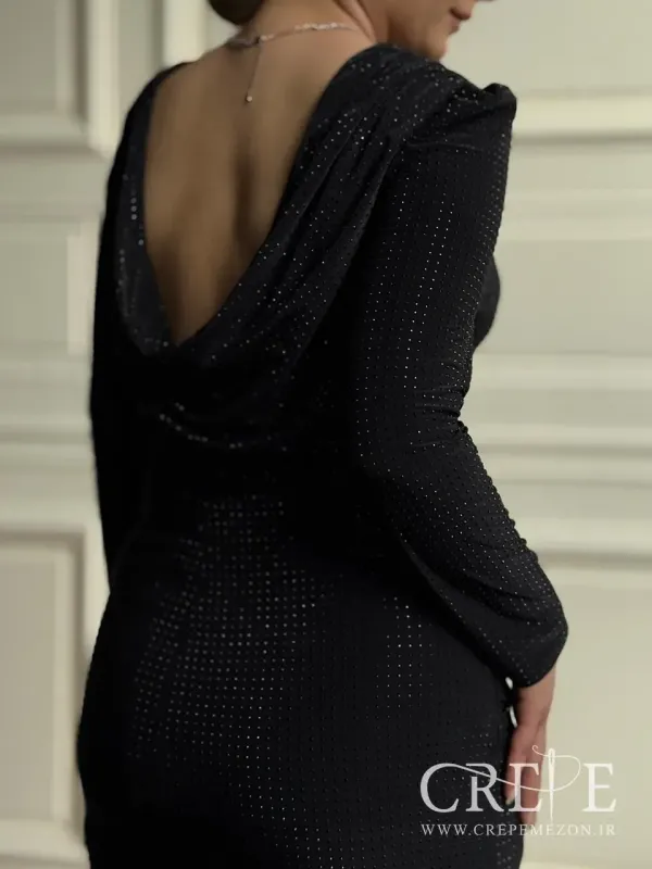 ماکسی نگینی پشت باز 