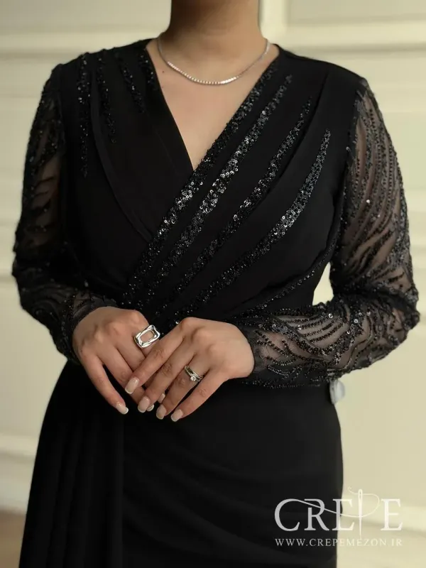 ماکسی  کرپ کنزو  چپ وراستی پولک