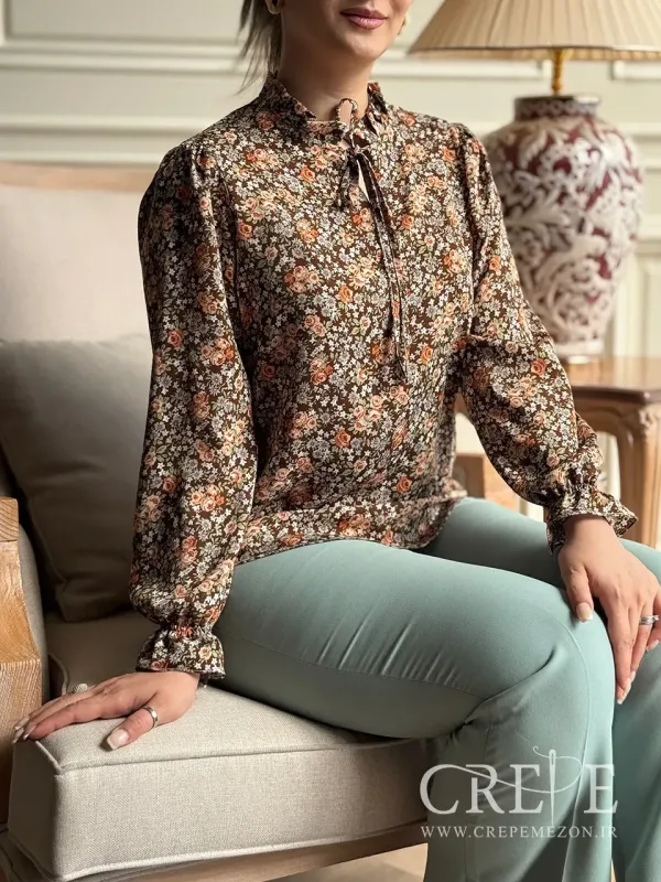 شومیز یقه بندی