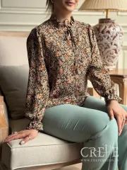 شومیز یقه بندی