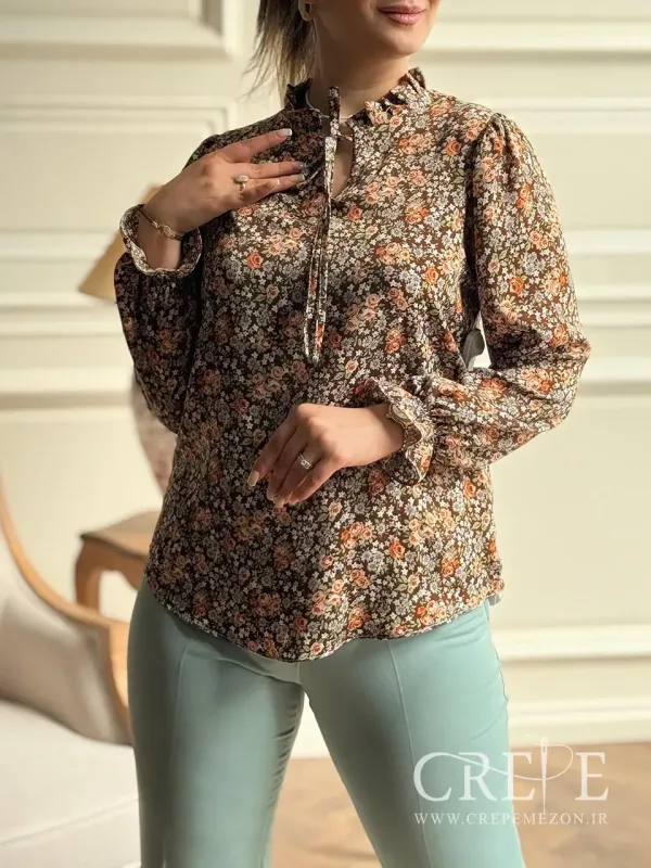 شومیز یقه بندی