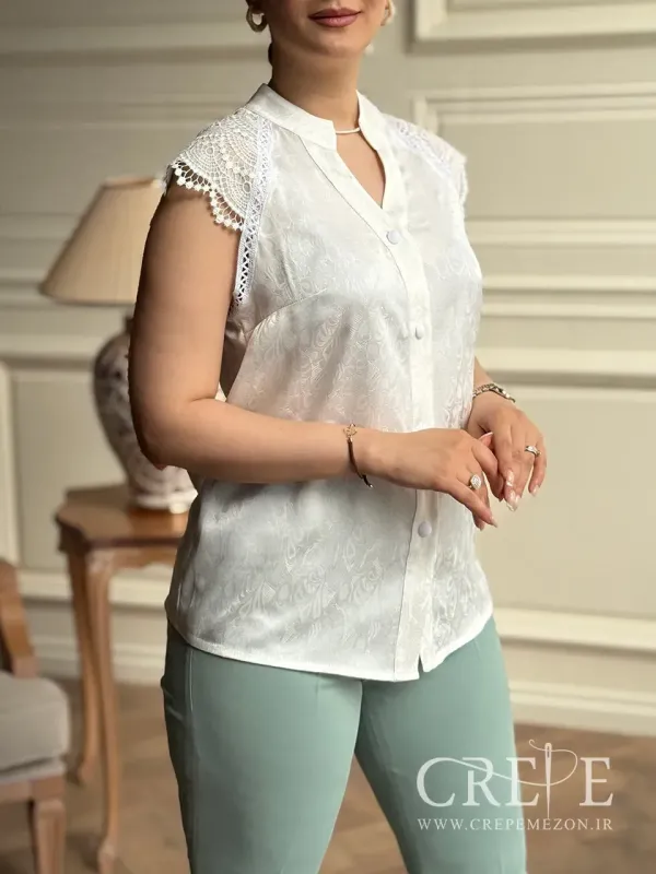 تاپ سرشانه دانتل