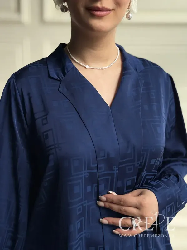 شومیز دو پیله یقه انگلیسی